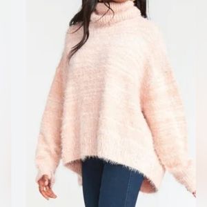 SHOW ME YOUR MUMU FATIMA TURTLENECK OVERSIZED SWEATER XS
